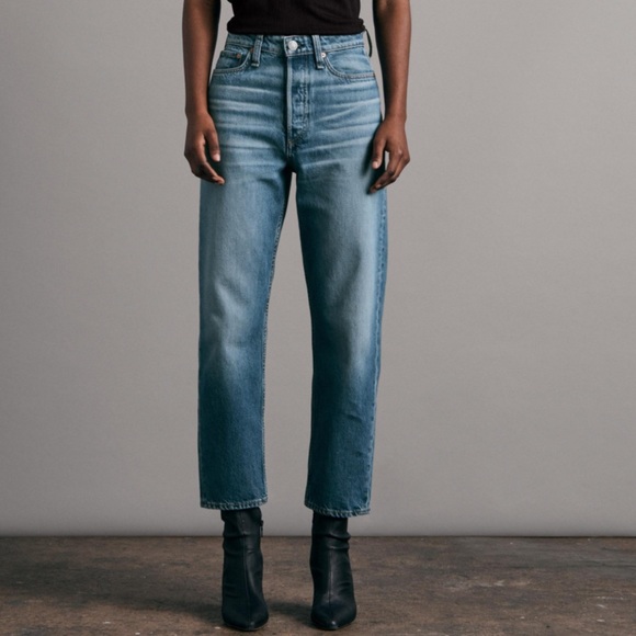 rag & bone Denim - Rag & Bone Alissa High Rise Barrel Jeans in Gypsum SZ 29 NEW